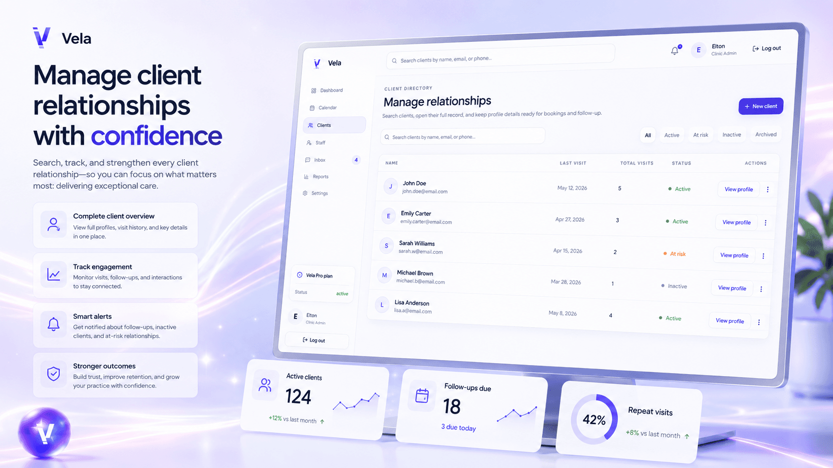 Clients Vela product visual